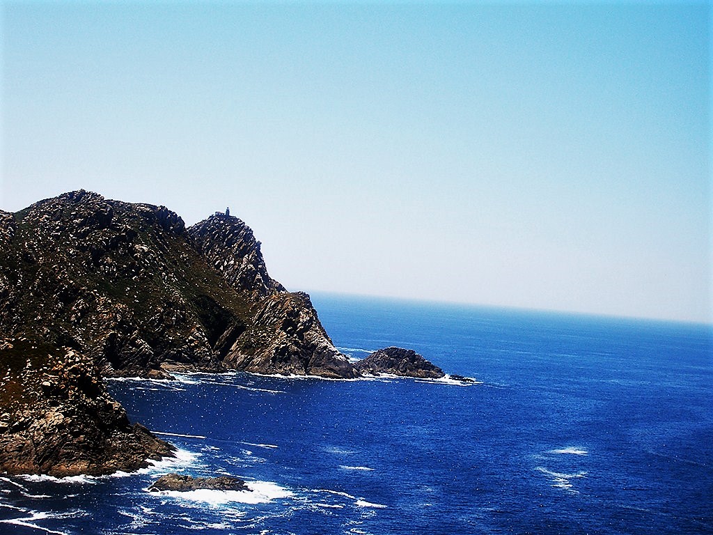 Vista de las Islas Cíes a pie de este paraíso.