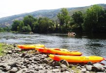 Rafting en un río Sil «seco»