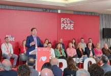 Margarida Pizcueta, concelleira do Barco, e a alcaldesa de Trives, na Comisión Executiva Nacional Galega do PSOE