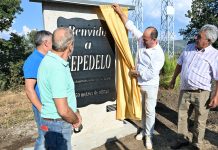 Xosé Merelles felicita a Cepedelo polo seu recoñecemento como pobo habitado máis alto de Galicia