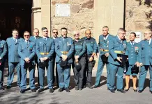 La Guardia Civil de A Rúa festejó a su patrona, la Virgen de Pilar