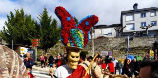 Entroido en A Veiga, charrelos