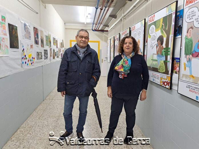 valdeorrasdecerca_IES Lauro Olmo_exposición_violencia de género_2023_10_27