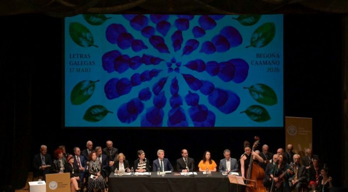 A Real Academia Galega celebra a voz insurrecta e alegre de Begoña Caamaño Real Academia Galega, Día das Letras Galegas, Begoña Caamaño