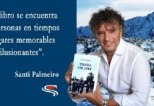 Santiago Palmeiro presenta su nuevo libro, Tierra sin Aire, en O Casino
