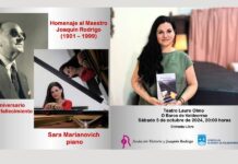 Sara Marianovich: «El Maestro Rodrigo dejó una profunda huella en mi como pianista y persona»