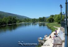 El calor anticipa la temporada de baño en el río Sil