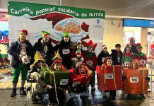 La «Carreira do Turrón»: Gran solidaridad en O Barco