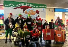 La «Carreira do Turrón»: Gran solidaridad en O Barco