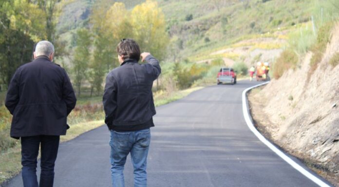 La carretera entre Éntoma (O Barco) y A Veiga de Cascallá (Rubiá) estrena reforma