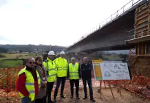 El subdelegado del Gobierno supervisó las obras de la circunvalación entre O Barco y Sobradelo Circunvalación de O Barco