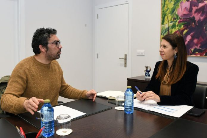 valdeorrasdecerca_conselleira de Medio Rural_Juan Anta_A Veiga_2026_02_20 Conselleira de Medio Rural y alcalde de A Veiga