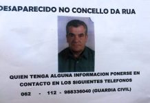 Buscan a un vecino desaparecido en Vilela (A Rúa)
