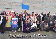 Un desfile de Entroido colorido y «enxebre» en Vilamartín