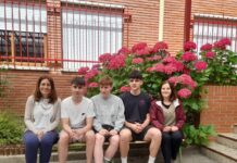 David López, Miguel Ortiz y Martín Fernández, tres excelencias académicas del «Martaguisela»