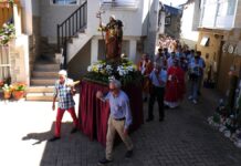 Fiestas en Petín: La procesión de Santiago Apóstol
