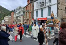 Día grande las fiestas de Sobradelo: Procesión en honor a La Encarnación fiestas de Sobradelo, procesión de La Encarnación