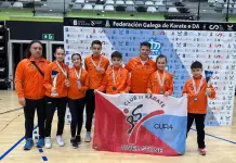El karate valdeorrés alcanzó el segundo y tercer puesto en el «Lalín Arena» Karate River Stone