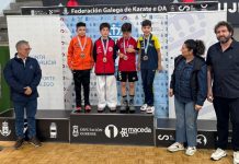 El «River Stone» logra 10 metales en la Liga Galega de Karate