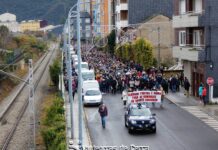 Manifestación multitudinaria por la sanidad en Valdeorras