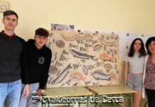 El mosaico de A Cigarrosa tiene su réplica en el «Cosme López» con casi 20 mil teselas