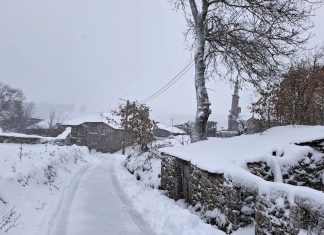 nieve en Vilanova (A Veiga)
