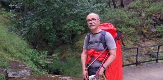 «El Camino lo hago por devoción a Santiago» peregrino italiano en el Camino de Invierno