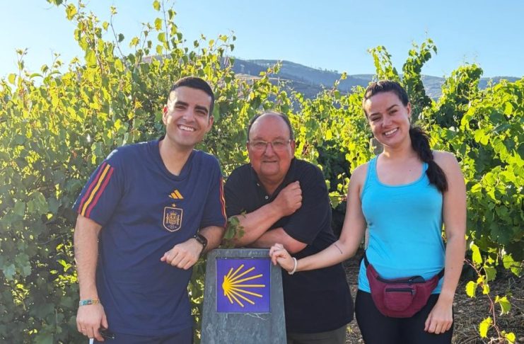 Camino y enoturismo: «Mezclar nuestras dos pasiones en una es maravilloso»