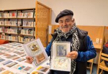 David López expone su colección de postales en A Rúa