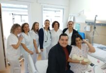 Victoria, la primera bebé nacida en 2025 en el Hospital de Valdeorras