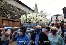 A Rúa celebró la procesión de la Virgen de Fátima en Fontei