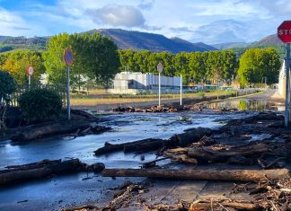 La tormenta que «frenó» a tiempo en Valdeorras