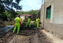 Las brigadas de la Diputación de Ourense restablecen las comunicaciones en A Bouza, Pradocabalos y Pixeiros (Viana)