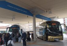 Los pasajeros del «Alvia», más de 2 horas en Ourense por una avería